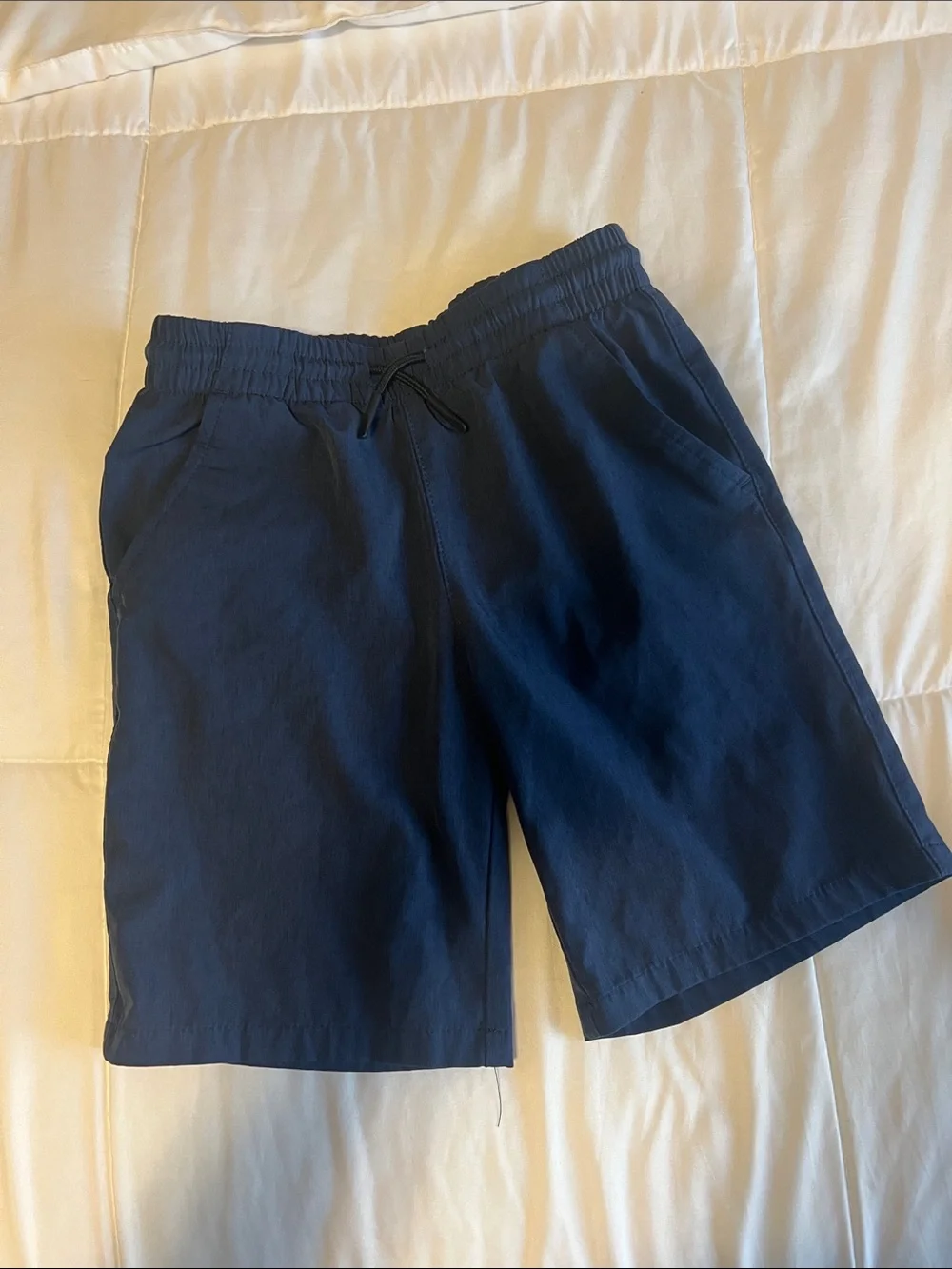 Nautica Dark Blue Elastic Waist Shorts